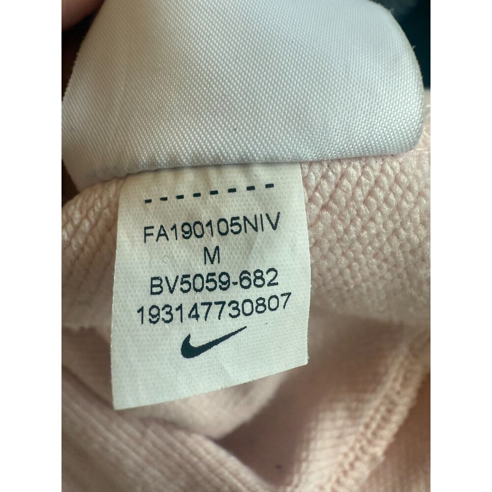 Nike Get Fit Fleece Crew Dri-Fit Echo Pink Women Cropped Sweatshirt M BV5059-682 - Picture 11 of 11